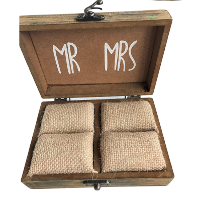 Wedding rustic antique custom engagement marriage wooden ring boxes