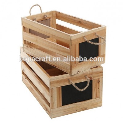 Factory wholesale custom antique decoration wooden crate box wholesale